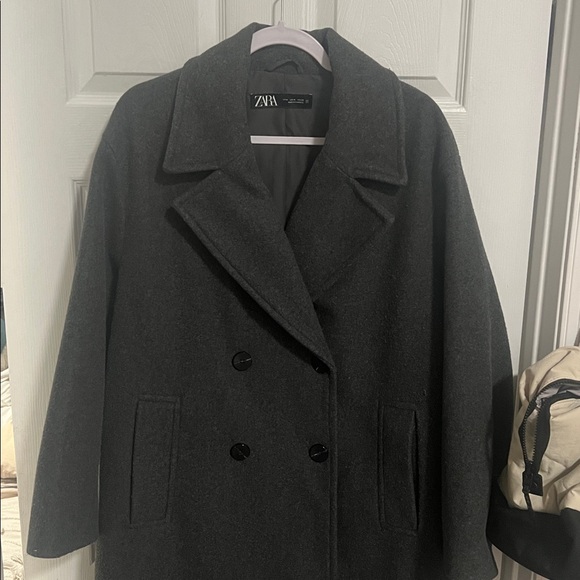 Zara Relaxed Tailored Coat - Picture 3 of 3